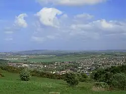 Barrhead gezien van Fereneze Hills