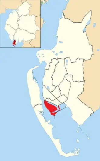 Kaart van Barroweiland