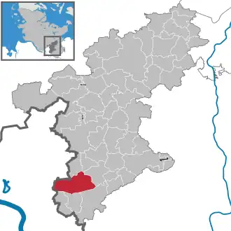 Kaart van Barsbüttel