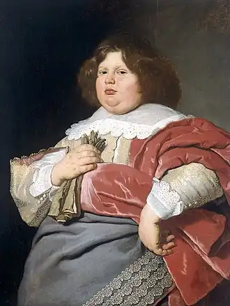 Portret van Gerard Andriesz Bicker, 1640. Obesitas is niet uitsluitend een modern verschijnsel, maar kwam - zij het minder frequent - ook in vroeger eeuwen reeds voor.
