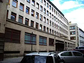 Voormalig hoofdkwartier van de StB in Praag.