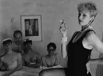 Cover foto 17e nummer Barwoela met fotostrip van Barwoel redactie, v.l.n.r. Marco, Finn, Rik, Kees en Gerrie