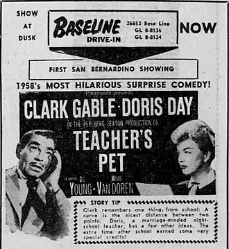 Advertentie voor Teacher's Pet