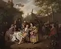 Dorpsfeest, Basile de Loose, 1838