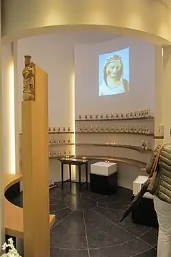 Virga Jessekapel rechts vooraan in de Virga Jessebasiliek, 2017