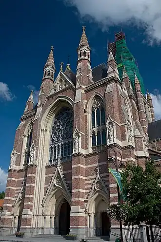 De basiliek van Onze-Lieve-Vrouw van Dadizele