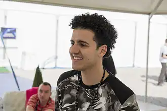 Basim tijdens het Eurovisiesongfestival 2014