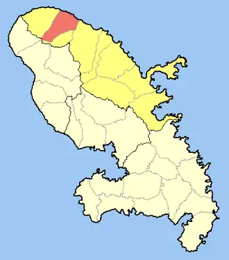 Kaart van Basse-Pointe