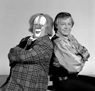 Bassie en Adriaan in 1990.