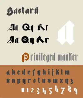 Voorbeeld van Bastard