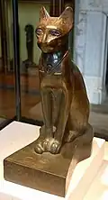 Bronzen beeld van Bastet