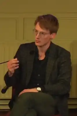 Rijpkema tijdens een discussie in De Balie, 2019