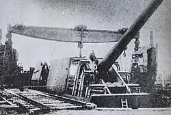 Pantsertoren van een geschut