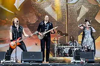 Battle Beast tijdens een liveoptreden (2019)