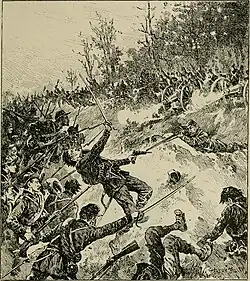 Tafereel uit de Amerikaanse Burgeroorlog