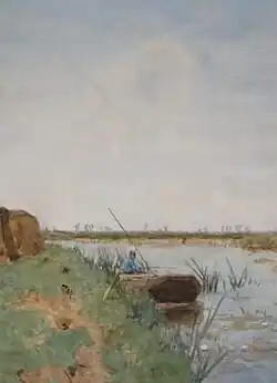 Visser bij Nieuwkoop