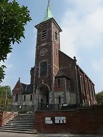 Parochiekerk Sint-Remigius: orgel en oksaal, aangrenzende muren en het plafond van de eerste travee (M)
