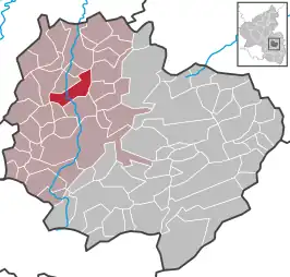 Kaart van Bayerfeld-Steckweiler