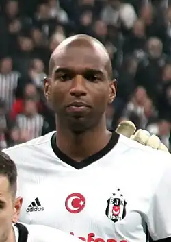Babel in het shirt van Beşiktaş in 2017