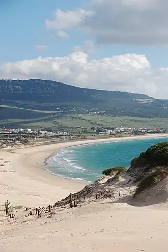 Het strand van Bolonia