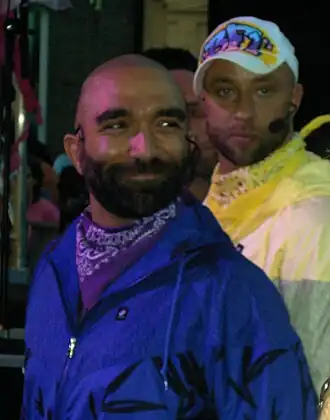 Twee leden van de band