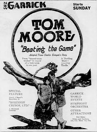 Advertentie voor Beating the Game