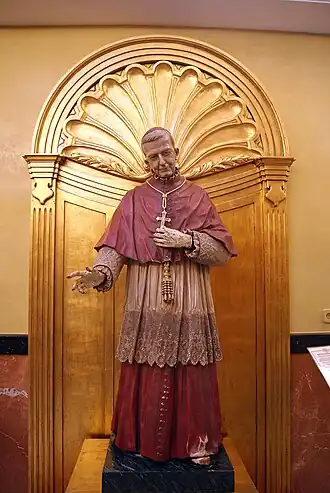 Beeld van Spínola in de Basílica menor de Jesús del Gran Poder in Sevilla