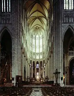 Interieur van het koor