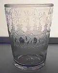 Een glas uit de achttiende eeuw