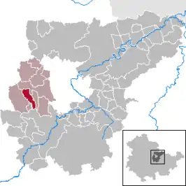 Kaart van Bechstedtstraß