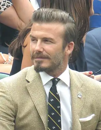 Beckham op Wimbledon 2014