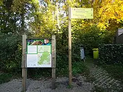 Infobord en richtingwijzers