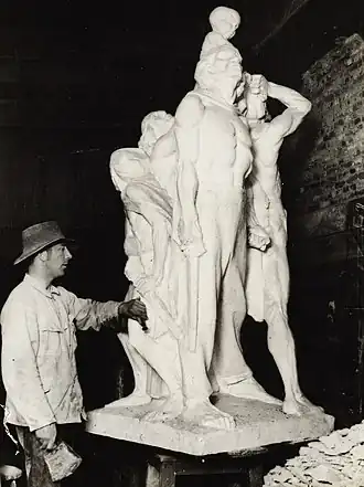 Kaas werkend aan Claudius Civilis (1930)