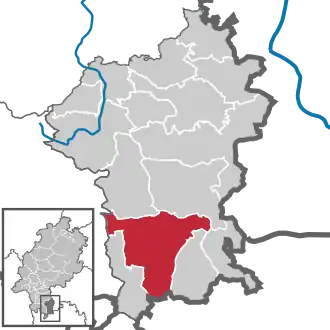 Kaart van Beerfelden