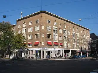 kruising Beethovenstraat / Stadionsweg - foto van Vincent Steenberg, september 2008
