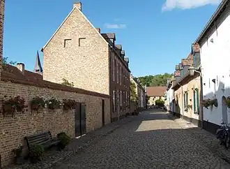 Straat in het Begijnhof van Diest