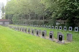 Nieuw begraafperk van de zusters Ursulinen