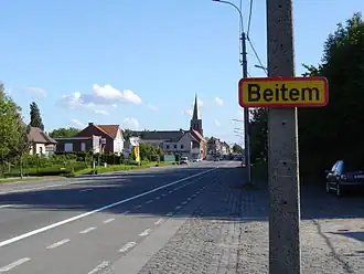 Beitem langs de Meensesteenweg