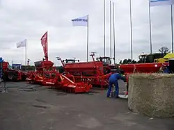 Rotorkopeg in openluchttentoonstelling