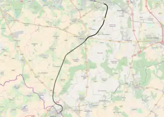 Spoorlijn 108 op de kaart