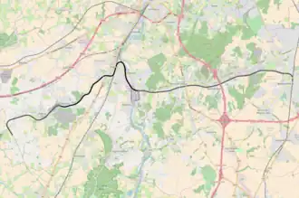 Spoorlijn 115 op de kaart
