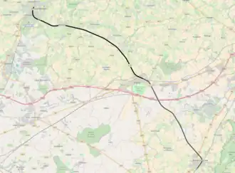 Spoorlijn 123 op de kaart