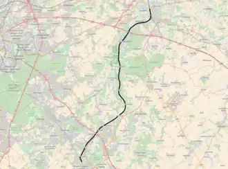 Spoorlijn 139 op de kaart