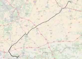 Spoorlijn 147 op de kaart