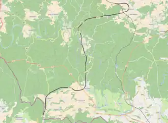 Spoorlijn 163A op de kaart