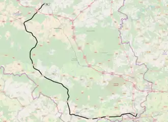 Spoorlijn 165 op de kaart