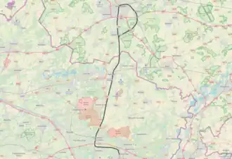 Spoorlijn 18 Winterslag - Eindhoven op de kaart