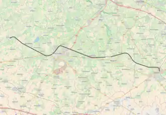 Spoorlijn 23 op de kaart