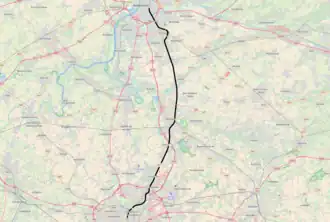 Spoorlijn 27 op de kaart