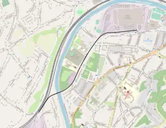 Spoorlijn 283 op de kaart